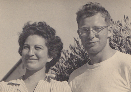 Shosh and ben in Haifa